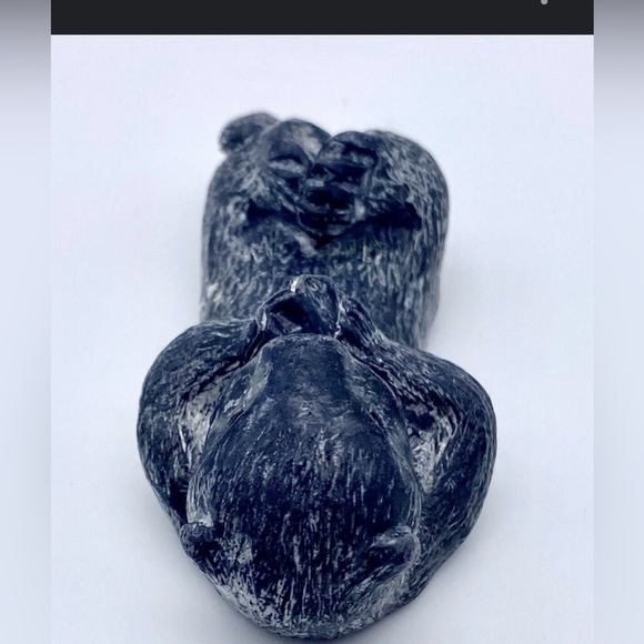 Wolf Original Sea Otter Eating Shellfish Sculpture Figure Handmade Canada Rare - Picture 4 of 8